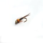 Stillwater Orange Thorax Pheasant Tail Nymph Gold Bead - 1 Dozen